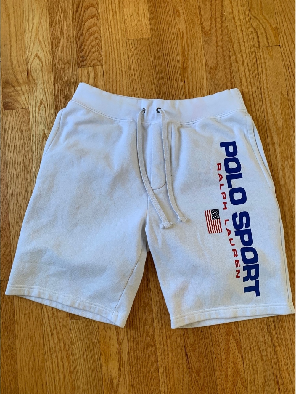 Polo Sport Ralph Lauren White Sweat Shorts Small